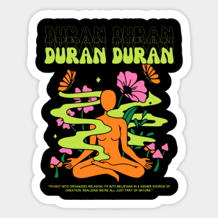 Duran Duran // Yoga Sticker